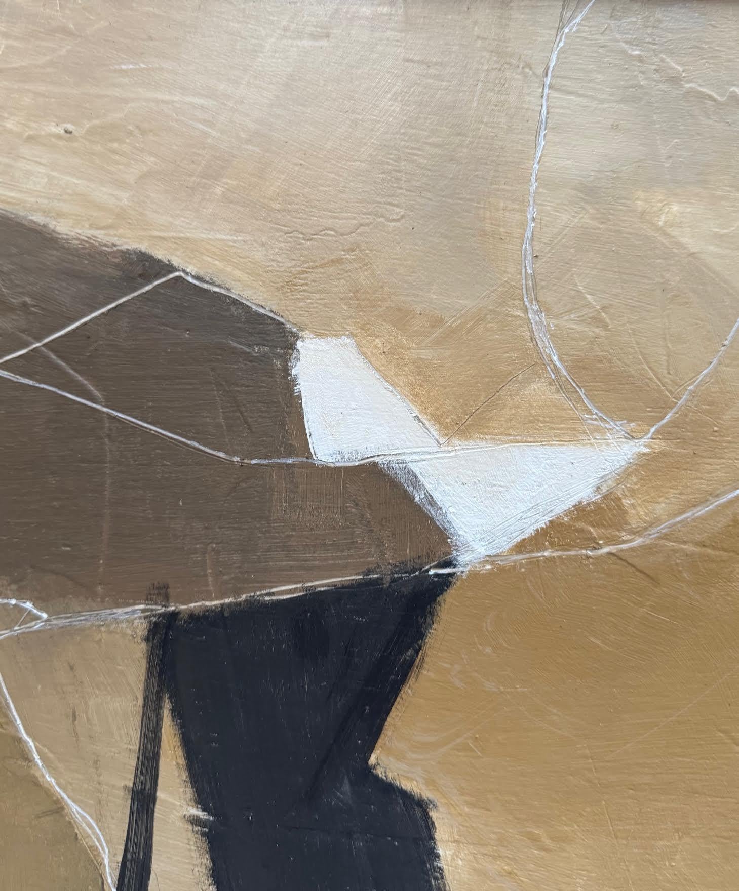 Neutrale Farben Acrylmalerei von Künstler Patrick Phillips, U.S.A. im Zustand „Neu“ im Angebot in New York, NY