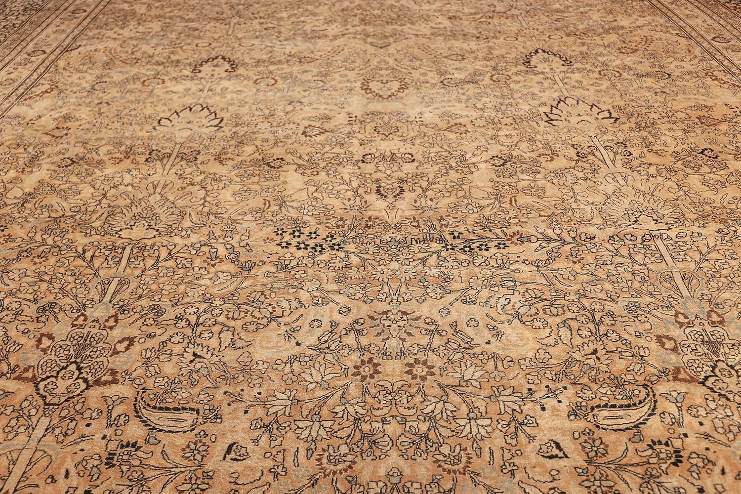 Antique Oversized Persian Tabriz Rug. Size: 15' 9