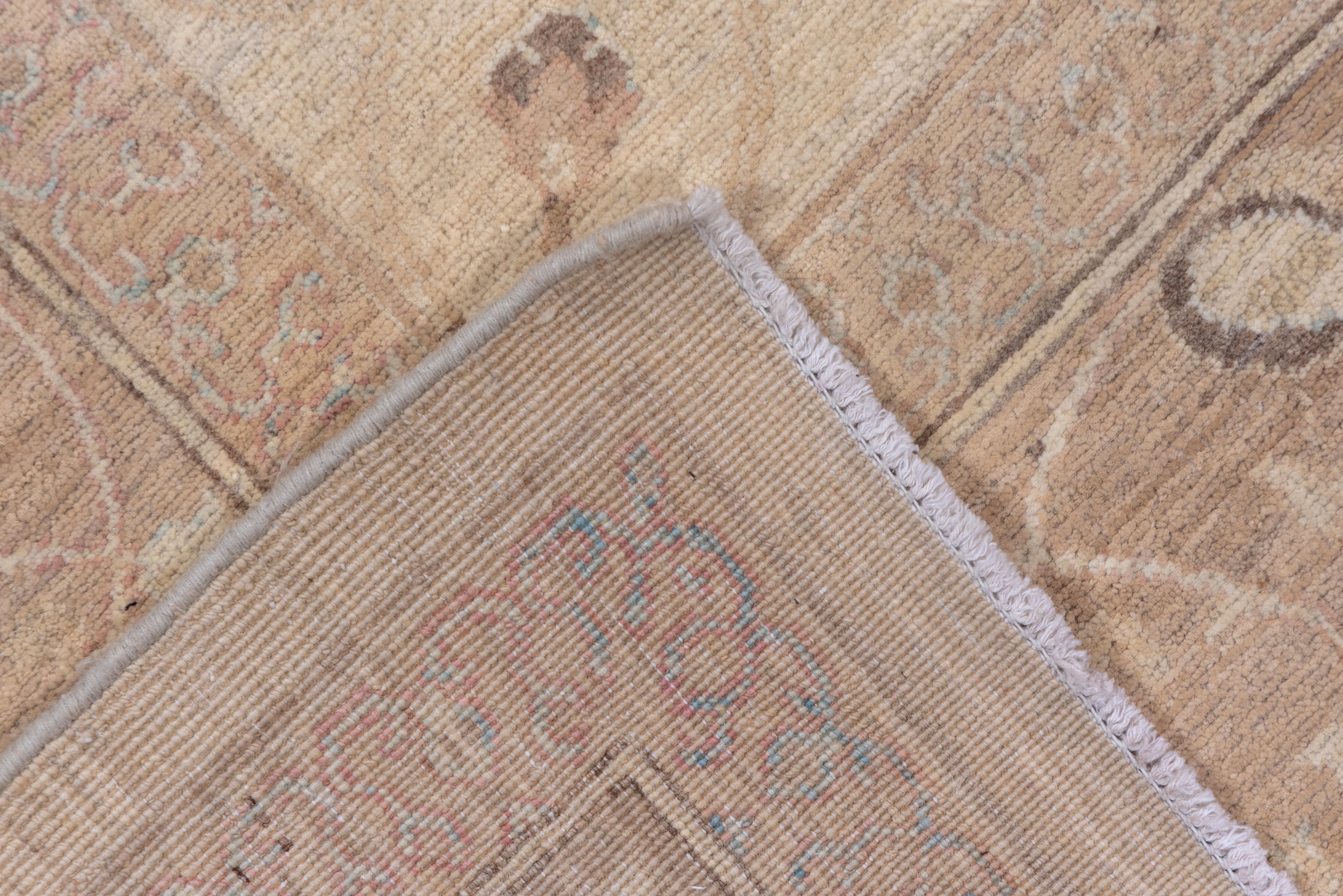 Wool Neutral Persian Tabriz Carpet For Sale