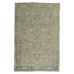 Neutral Heriz Antique Persian Wool Rug