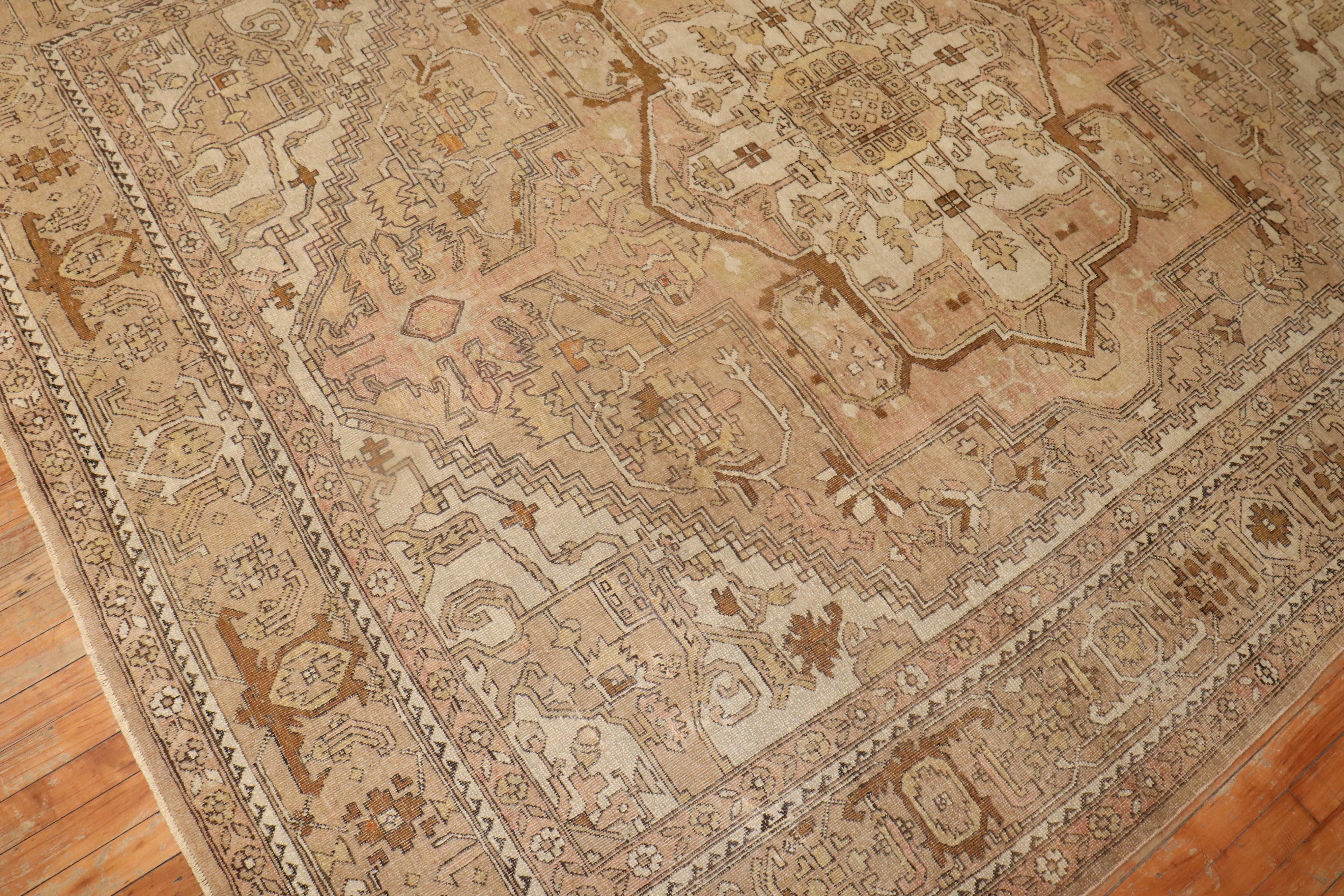 20th Century Neutral Indian Room Size Rug For Sale