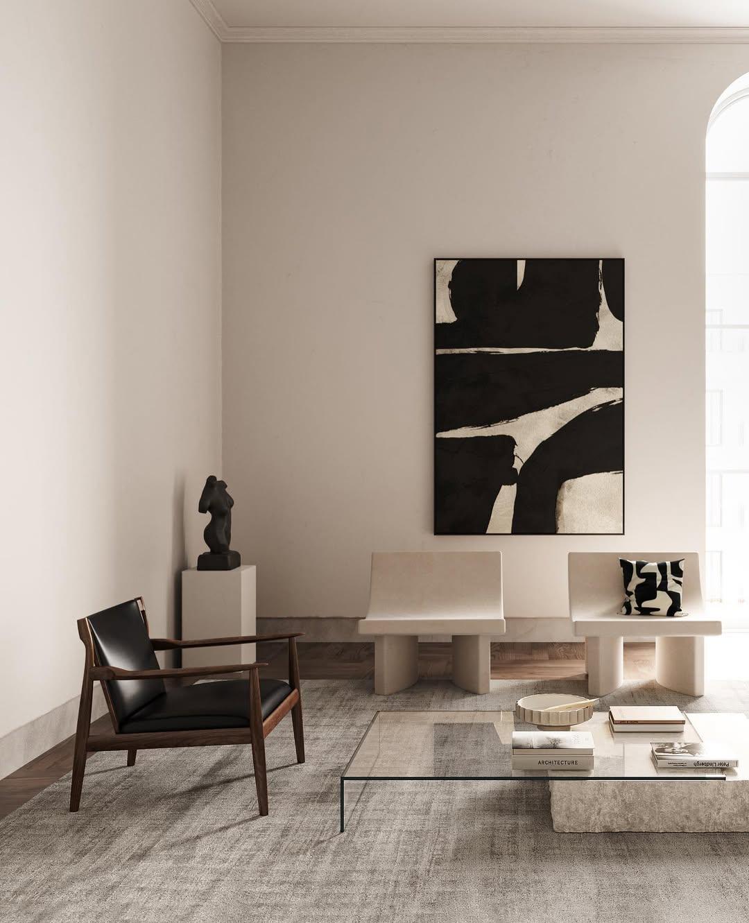 Lana Tappeto rettangolare Neutral Light Gray L16 Patchwork 240 tessuto a mano di Mohebban in vendita