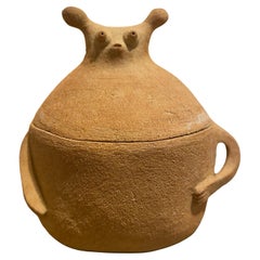 Fantastische figürliche und funktionale Kamin-Keramik-Terrine, handgefertigt in Spanien