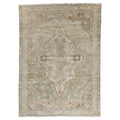 Neutral Persian Tabriz Rug