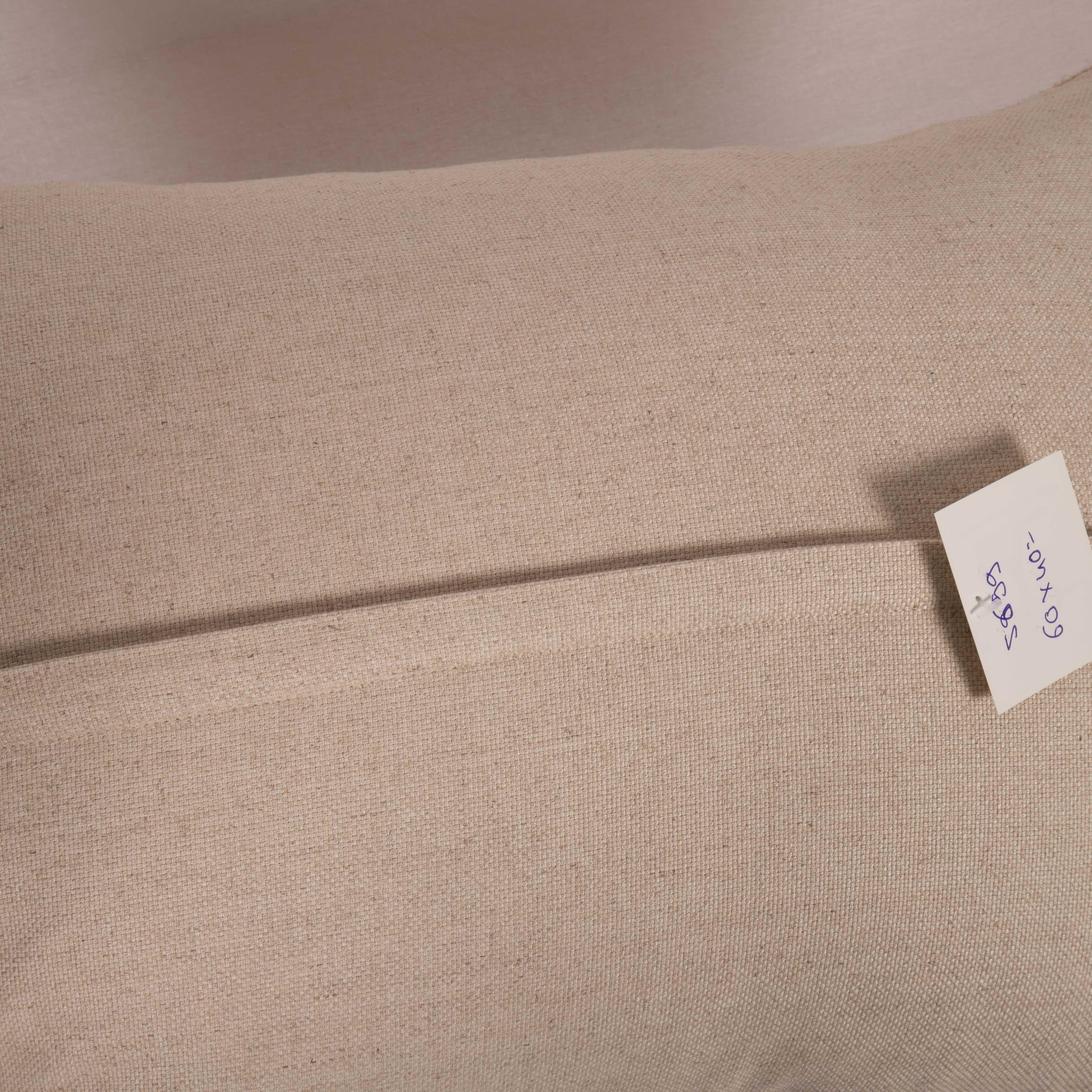 20th Century Neutral Pillow Case Made from a Vintage Wool Cover, Mid-20th C For Sale