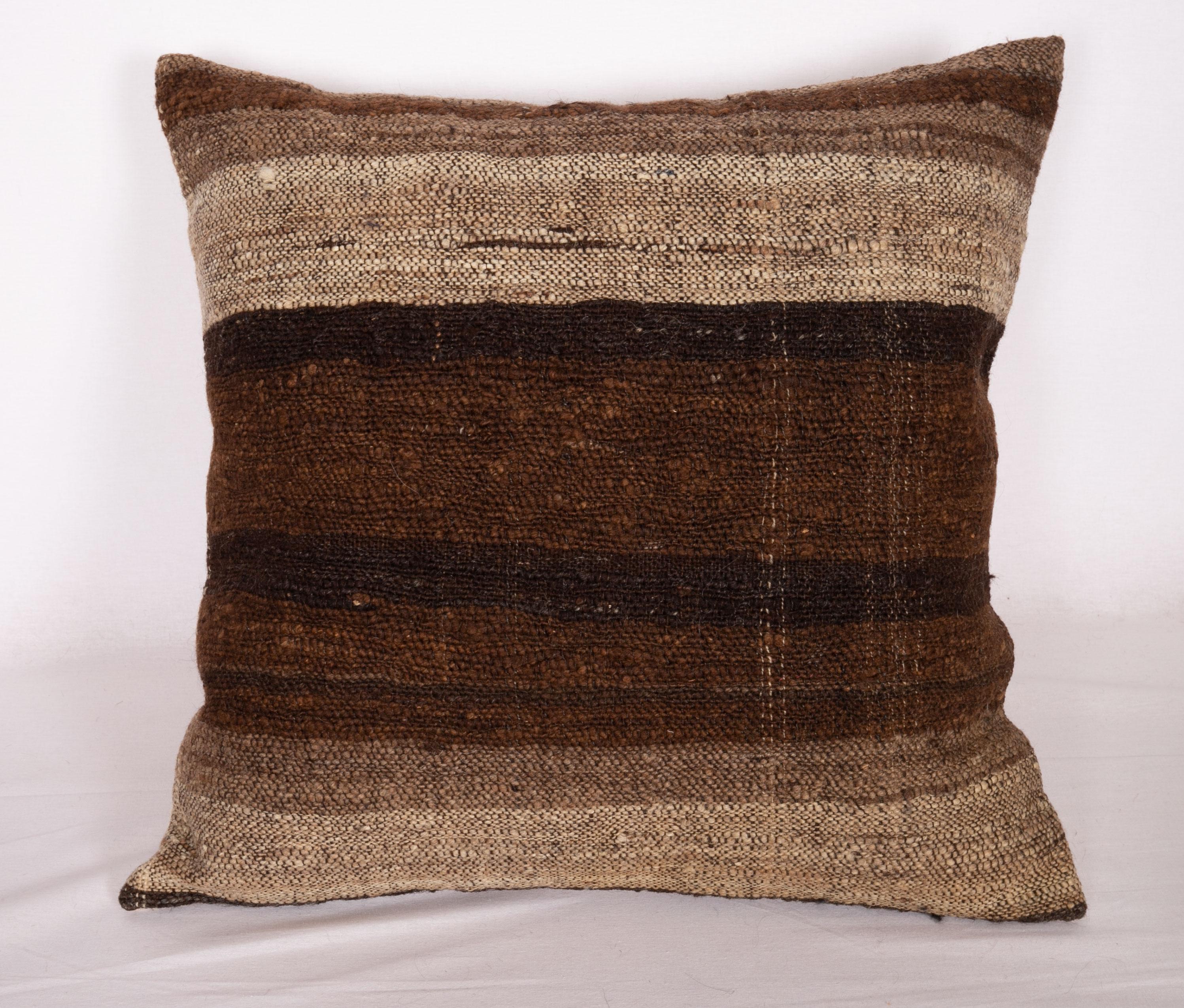 Kilim Neutral Pillow Cases Made from an Anatolian Vintage Cover, Mid-20th Century