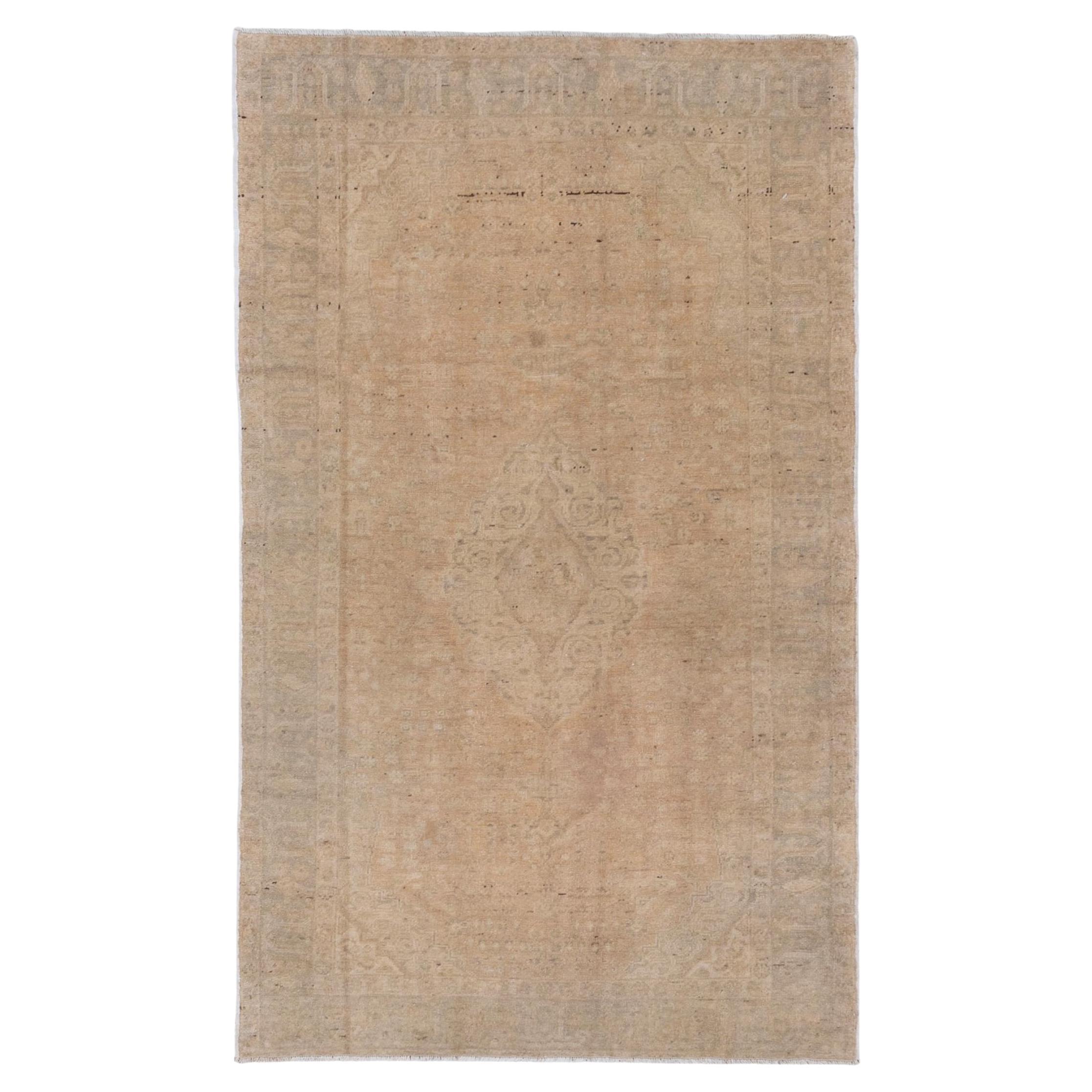 Neutral & Soft Palette Turkish Kaisary Rug, circa 1930s