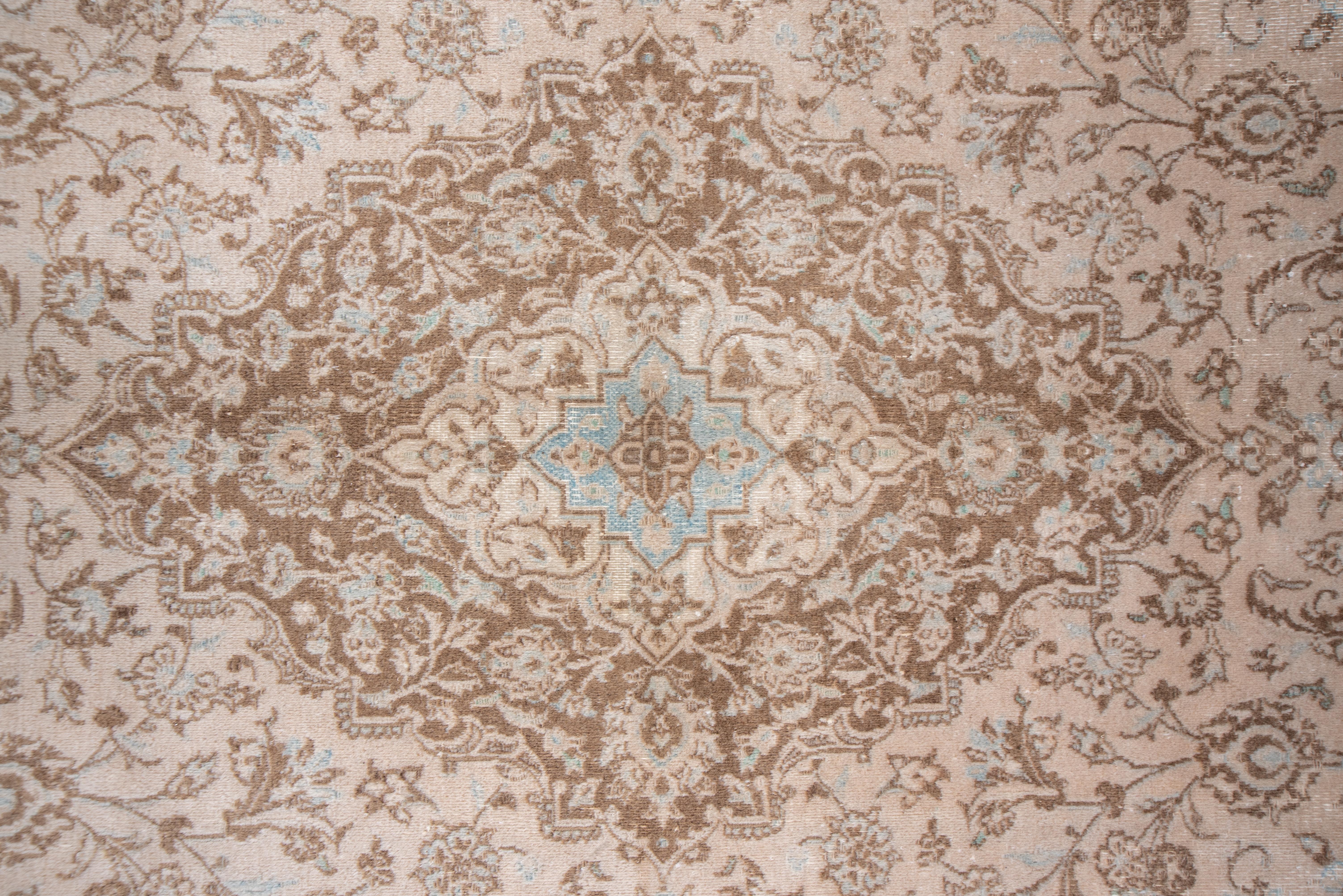 Tabriz Neutral Turkish Sivas Carpet, circa 1940s For Sale