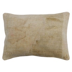 Neutral Vintage Oushak-Teppich Kissen