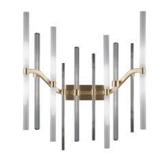 Neva A8 Medium – lineare Wandleuchte aus Glas