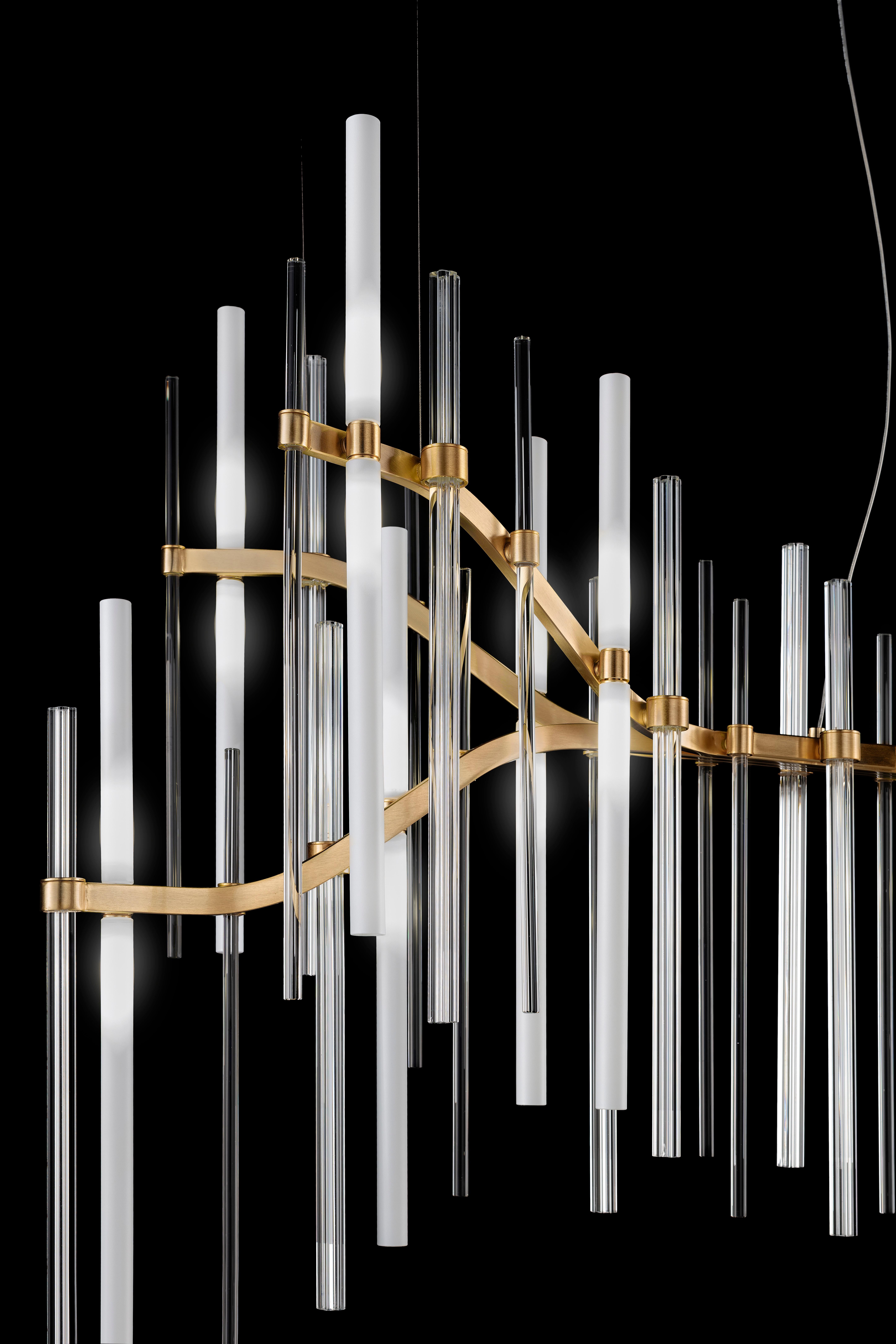 Italian Neva A8 Pendant Lamp by Euroluce Lampadari For Sale