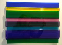 Daffodil Sunrise, Plexiglass, Wall Sculpture, Colorful, Dimensional
