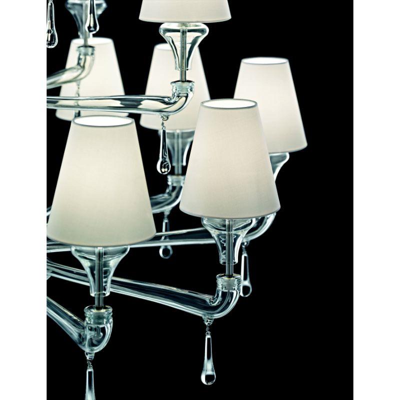Nevada 5549 Chandelier, 13 Bulbs, Indigo Venetian Crystal In New Condition For Sale In Venice, IT