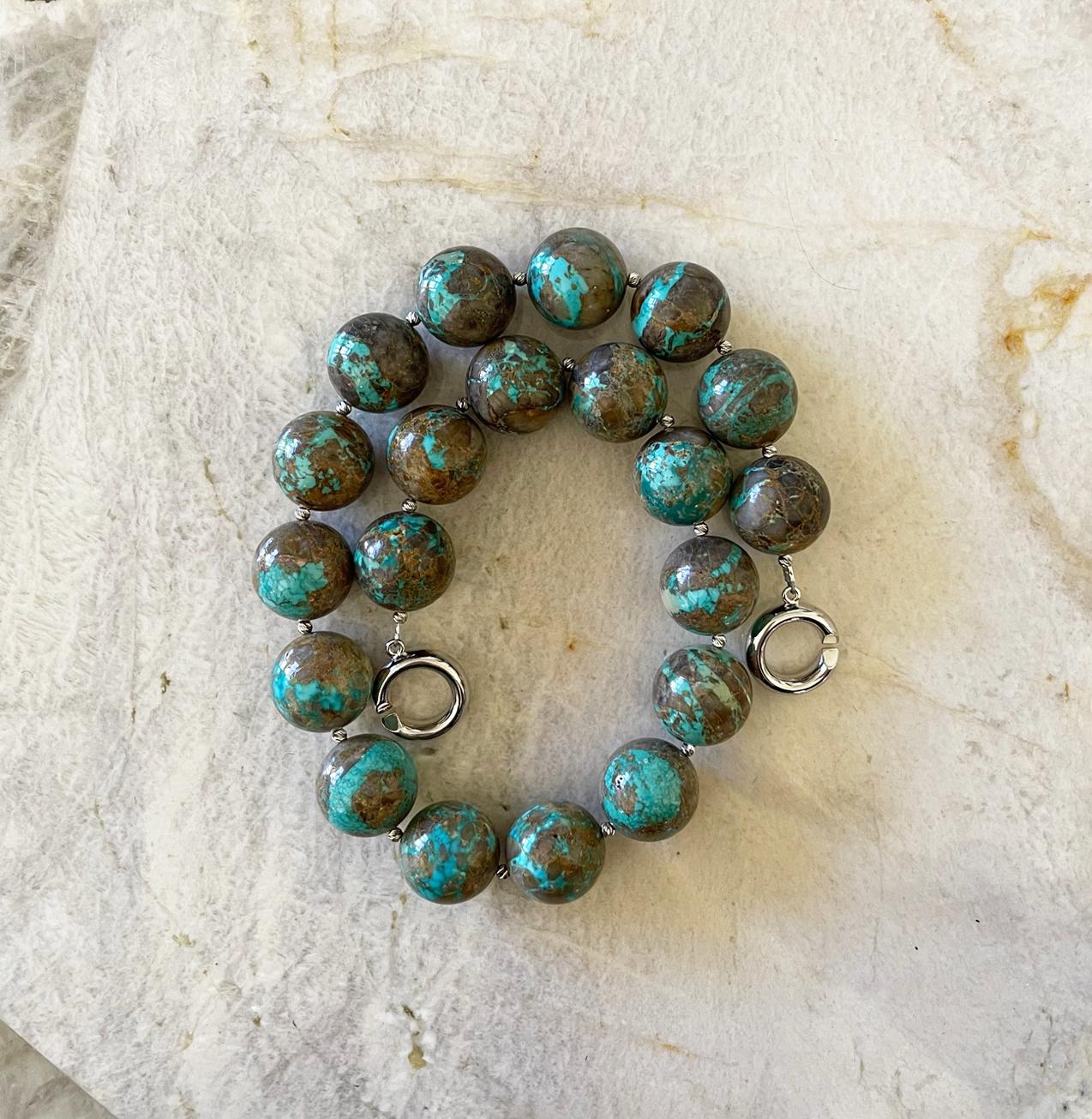 turquoise statement necklace