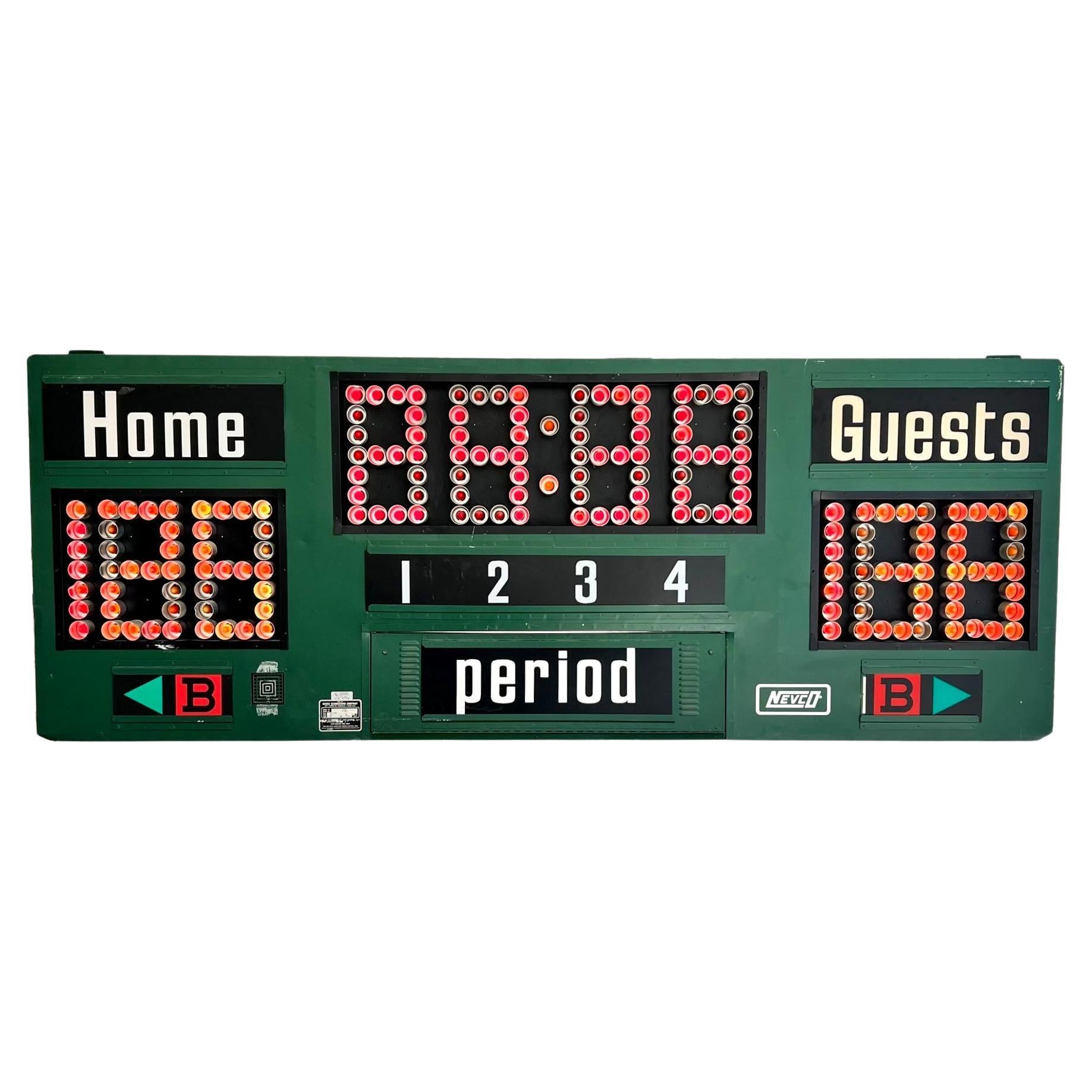 Old Nevco Basketball Scoreboard Manuals