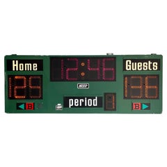 Used Nevco LED Basketball Scoreboard, 2000s USA