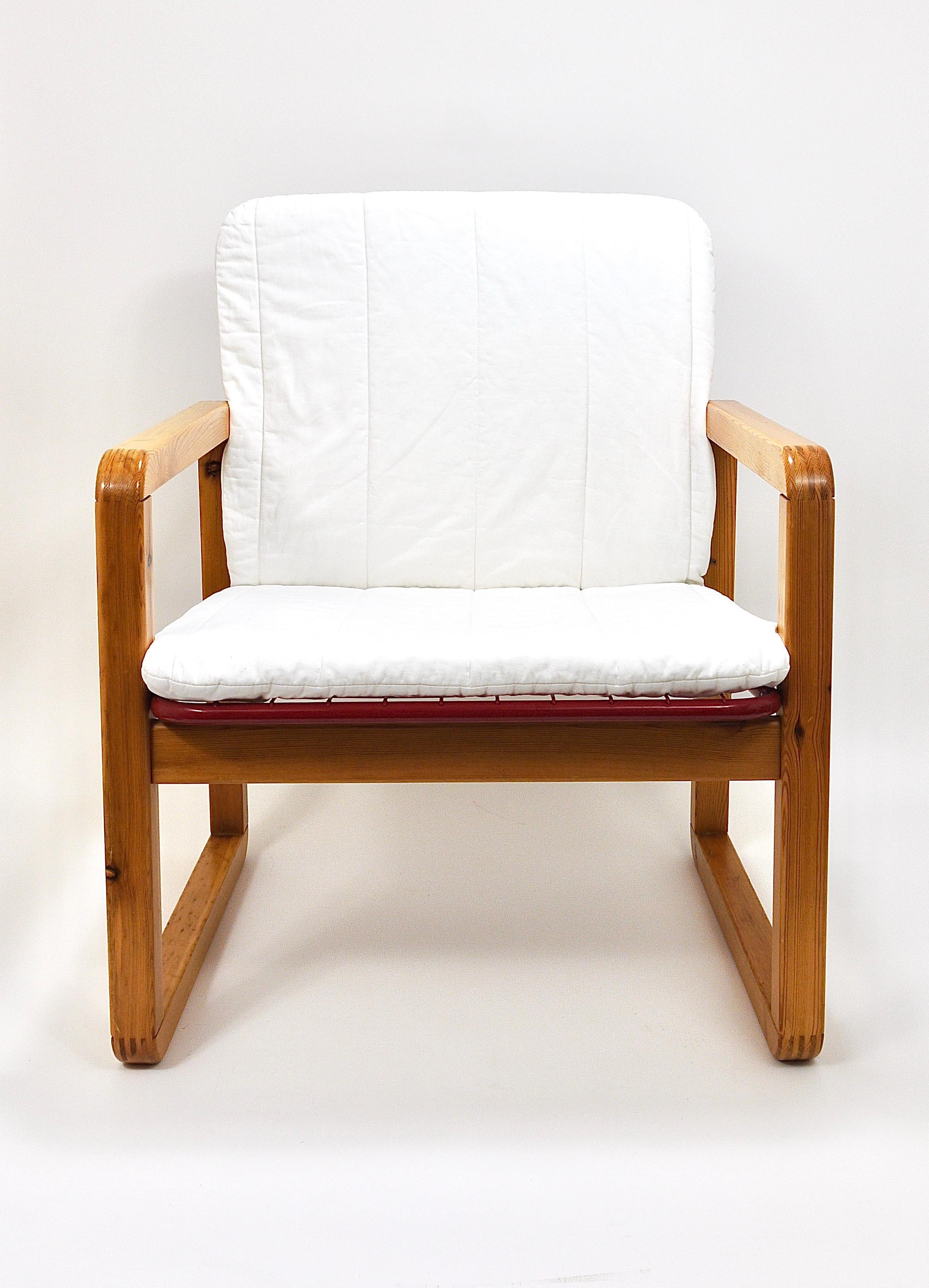 Swedish Never Unboxed 1980s Lounge Chair Armchair by Knut & Marianne Hagberg for Ikea For Sale