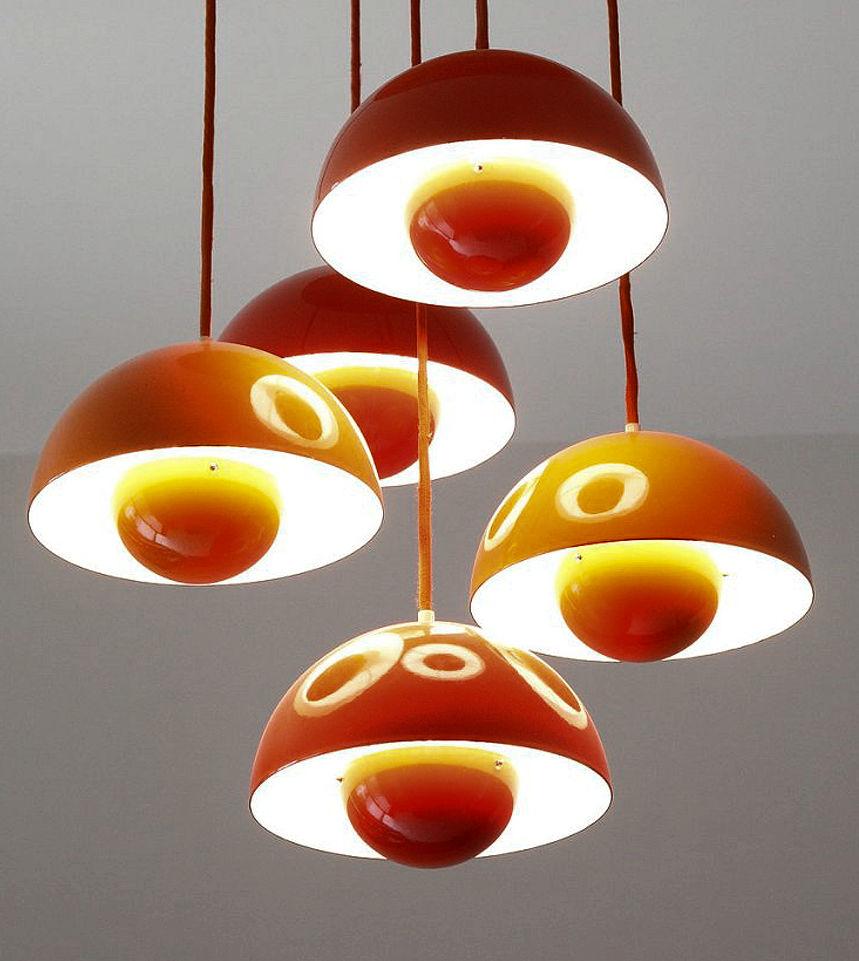 Danese Mai usato 1´st. Lampada a sospensione a vaso di fiori di Verner Panton Edition con scatola originale in vendita