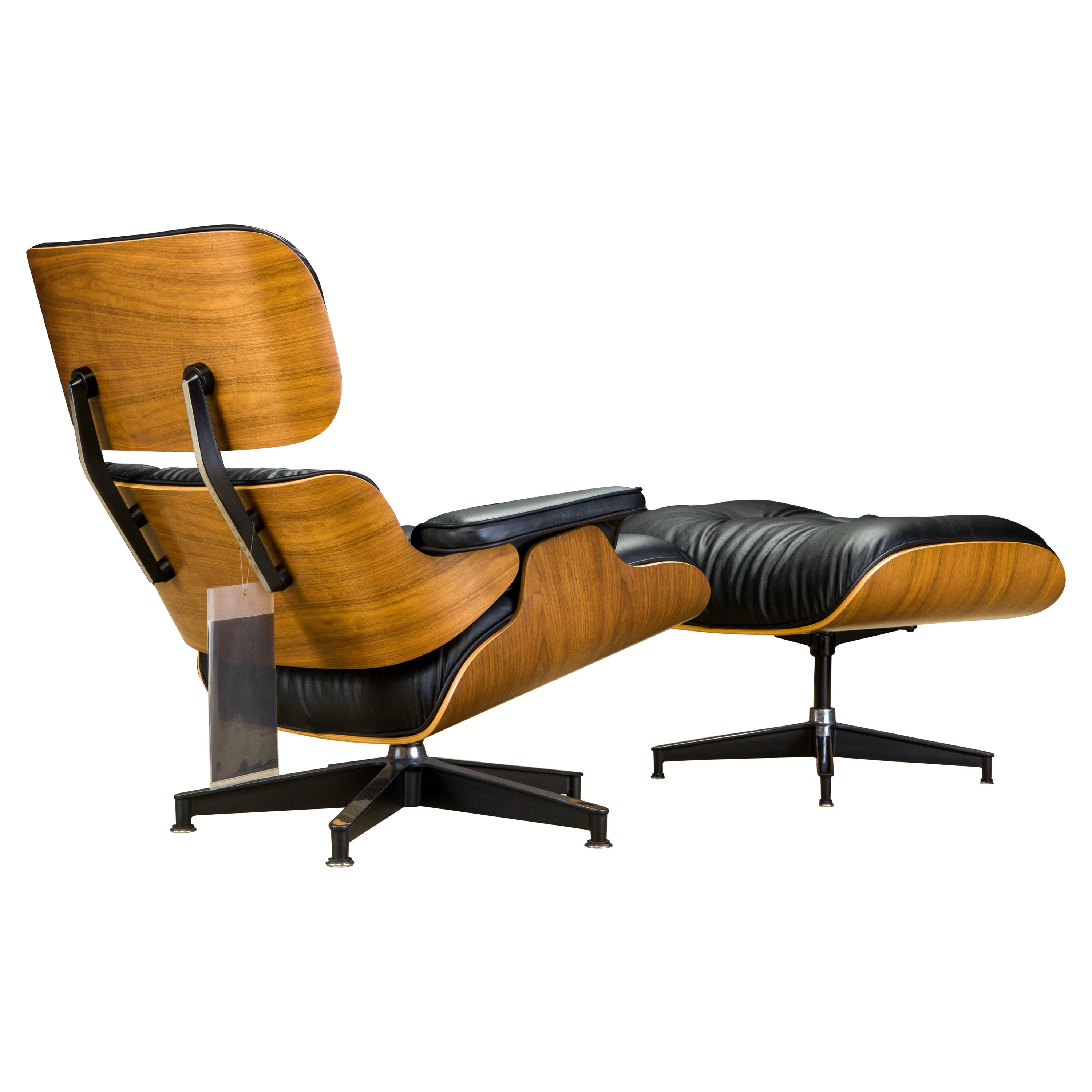 Never-Used Charles Eames Lounge Chair and Ottoman for Herman Miller, c. 1984