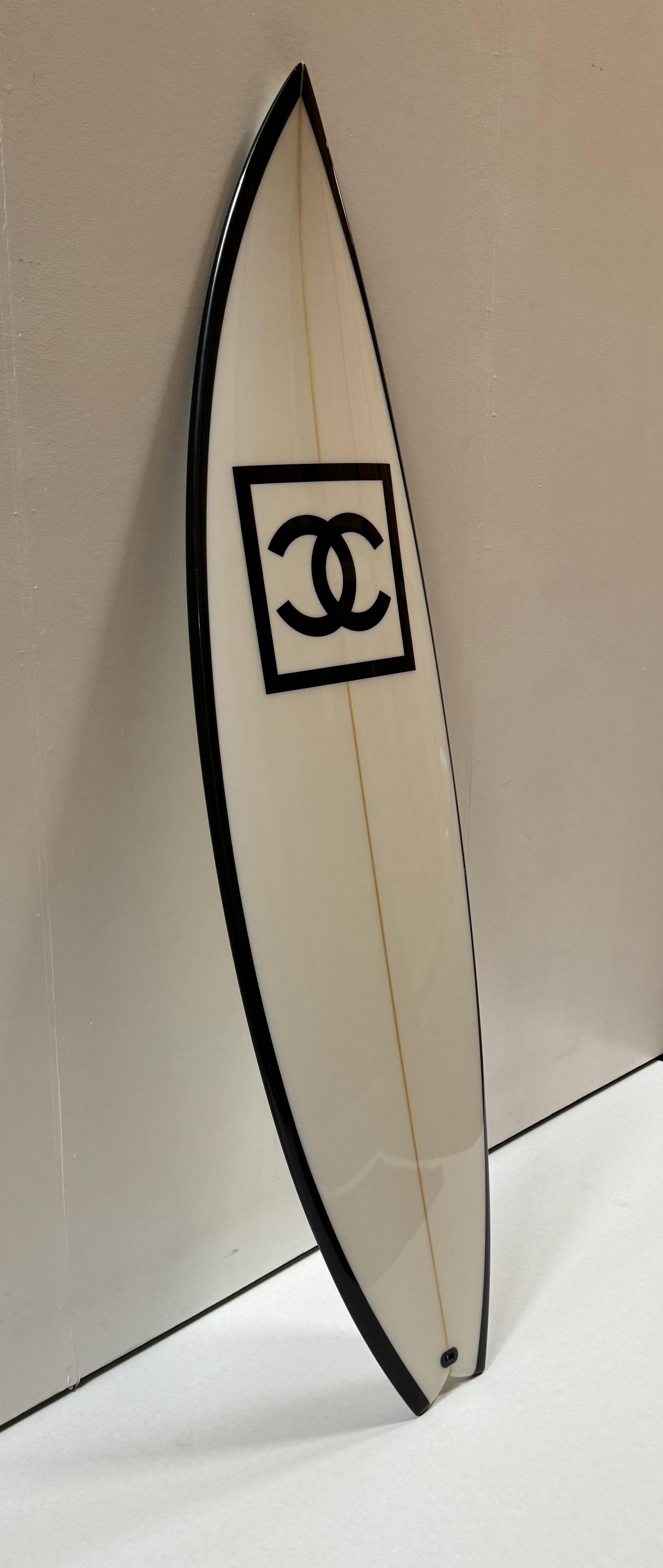 coco chanel surfboard