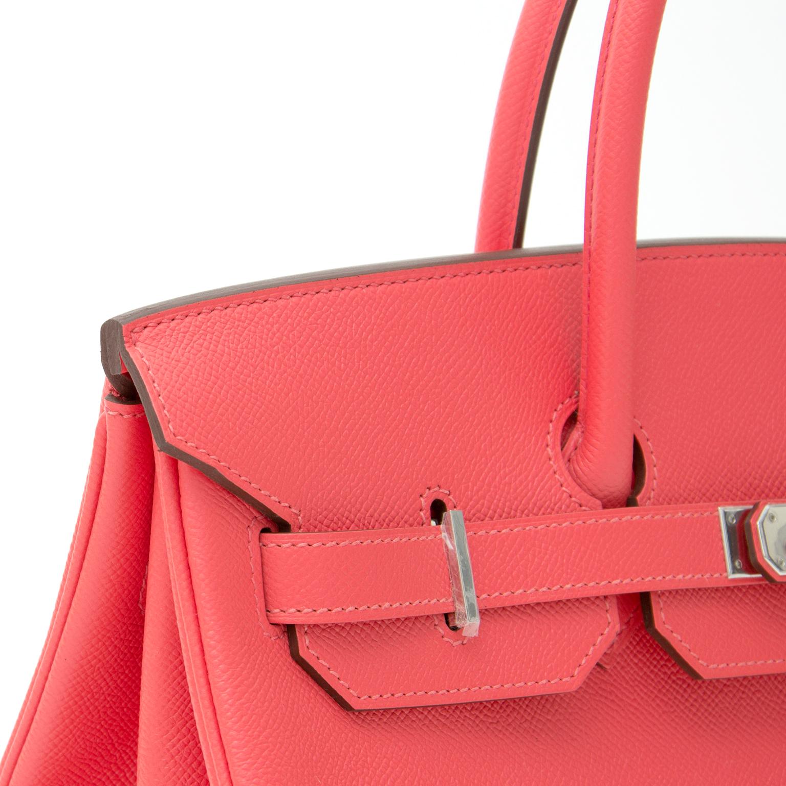 *Never Used* Hermès Birkin 35 Epsom Rose Jaipur PHW 1