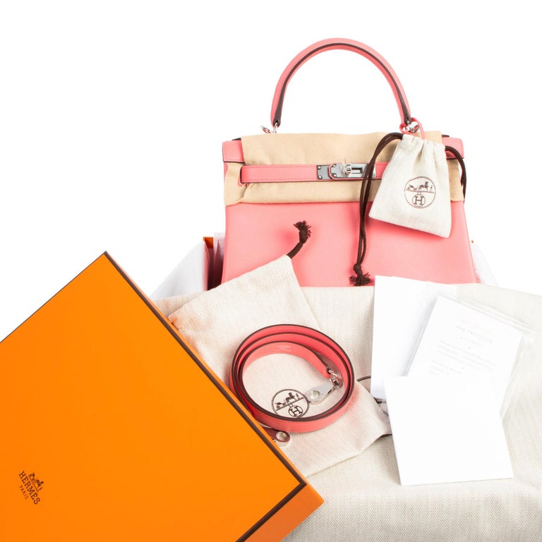 Hermès - Authenticated Kelly 28 Handbag - Leather Beige Plain for Women, Never Worn