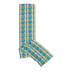 Never Used Roller Printed Cotton Panel, Made for Central Asian Markets  Mid 20t