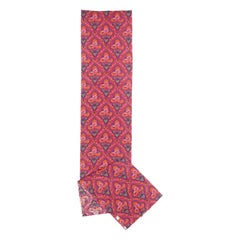 Never Used Roller Printed Cotton Panel, Made for Central Asian Markets  Mid 20t
