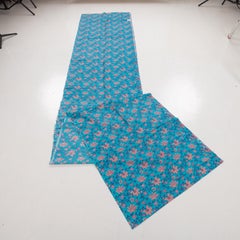 Never Used Roller Printed Cotton Panel, Made for Central Asian Markets  Mid 20t
