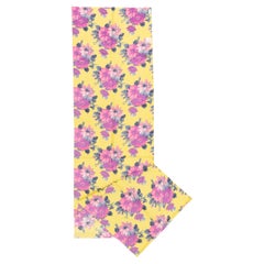 Never Used Roller Printed Cotton Panel, Made for Central Asian Markets  Mid 20t