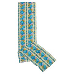 Never Used Roller Printed Cotton Panel, Made for Central Asian Markets  Mid 20t