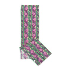 Never Used Roller Printed Cotton Panel, Made for Central Asian Markets  Mid 20th