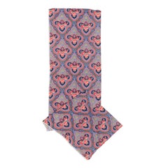 Never Used Roller Printed Cotton Panel, Made for Central Asian Markets  Mid 20th