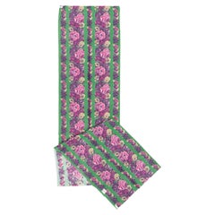 Never Antique Roller Printed Cotton Panel, Made for Central Asian Markets  Mid 20th