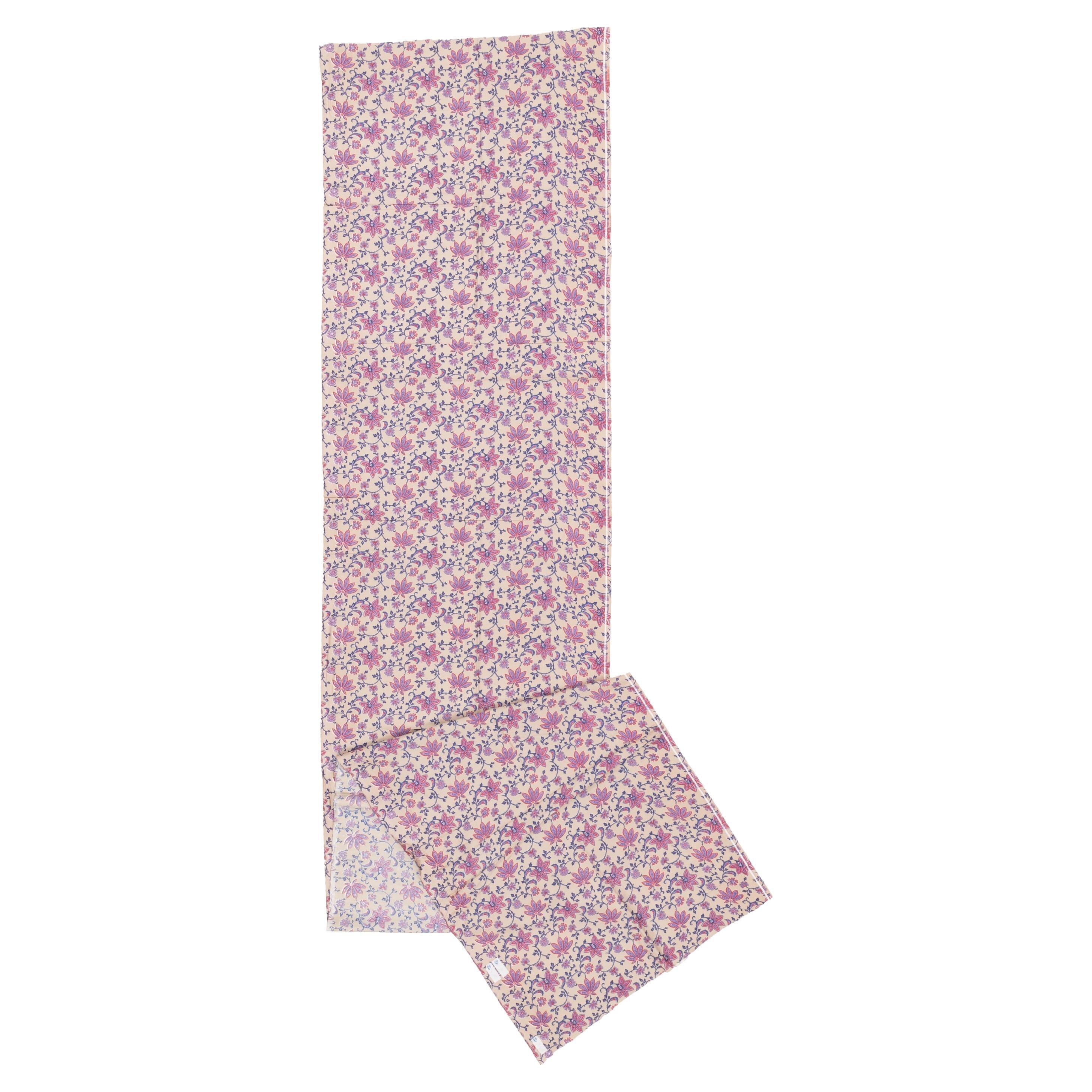 Never Used Roller Printed Cotton Panel, Made for Central Asian Markets  Mid 20th