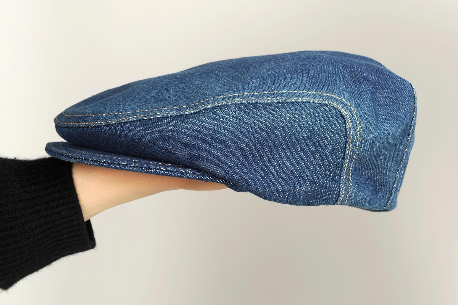 Alaïa - Chapeau en jean jamais porté, printemps-été 1991 en vente 9