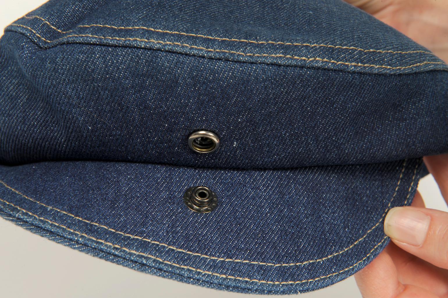 Alaïa - Chapeau en jean jamais porté, printemps-été 1991 en vente 10