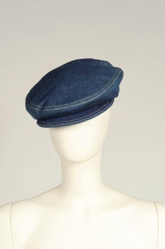 Cappello di jeans Alaïa mai indossato, primavera-estate 1991