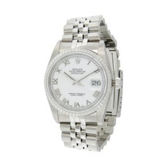 Never Worn Rolex Stainless Steel Oyster Perpetual Datejust Watch