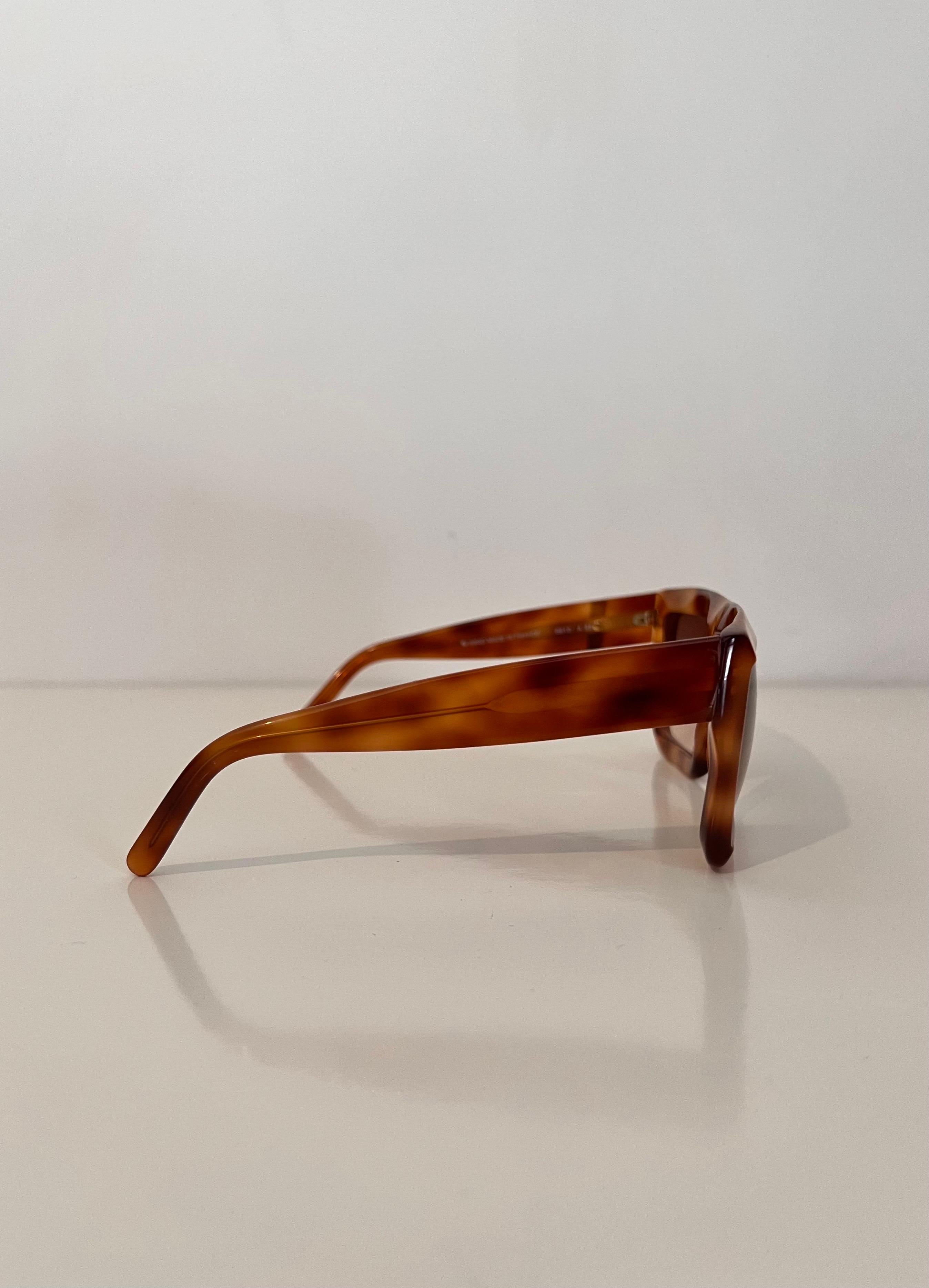 Never worn vintage 1980’s Andre Courrèges tortoiseshell pattern sunglasses  6