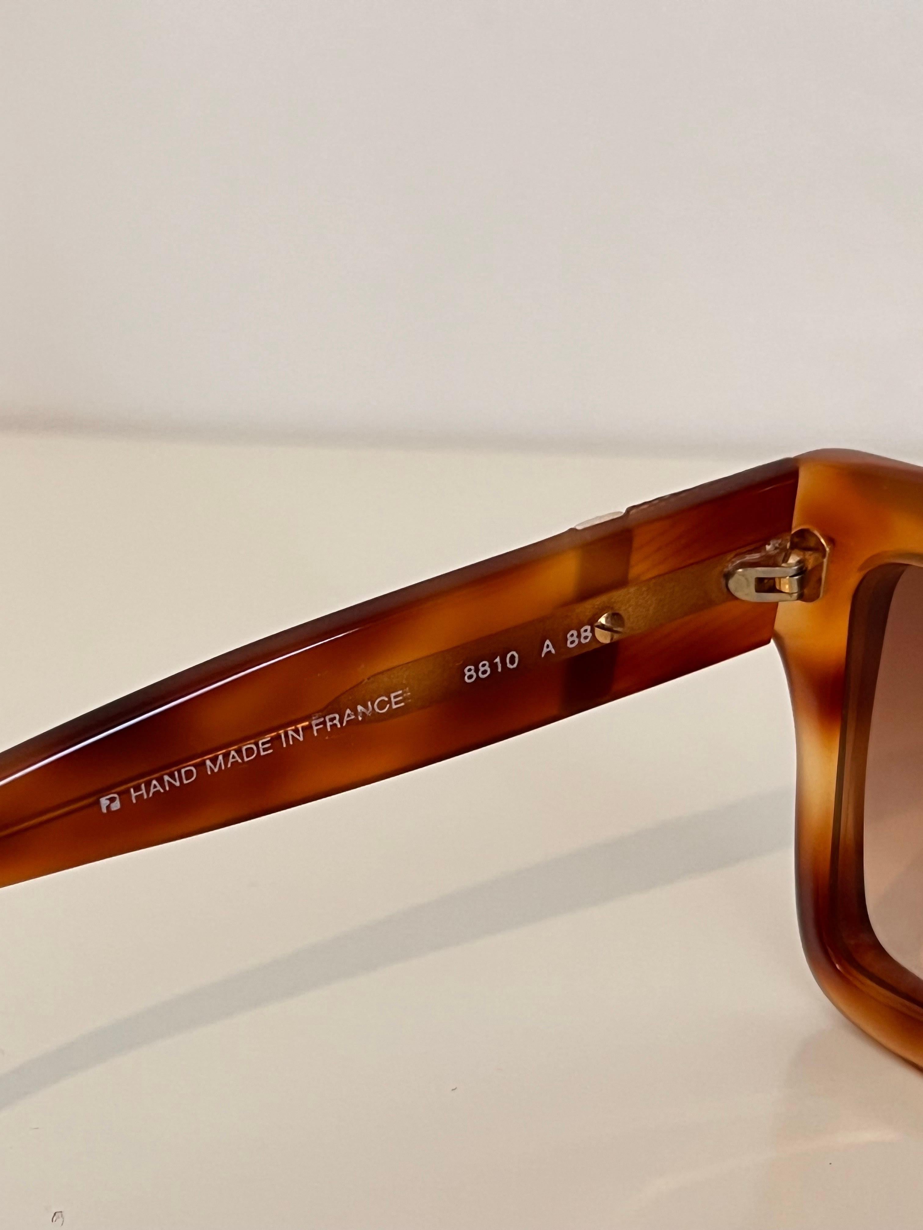 Never worn vintage 1980’s Andre Courrèges tortoiseshell pattern sunglasses  5