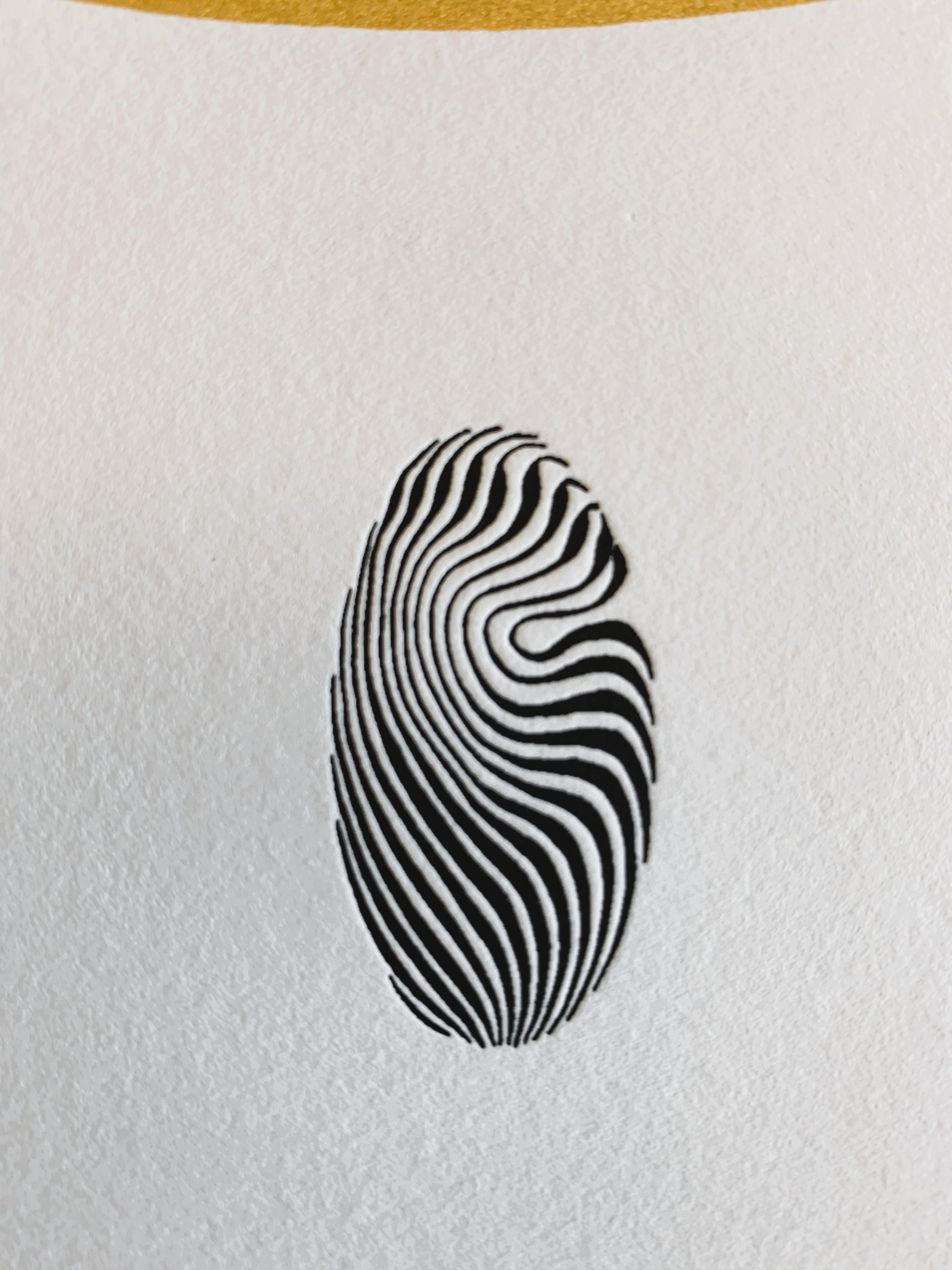 KALIYUGA Gold Screen Print + Black Letter Press Limited Edition Signed, Numbered For Sale 5