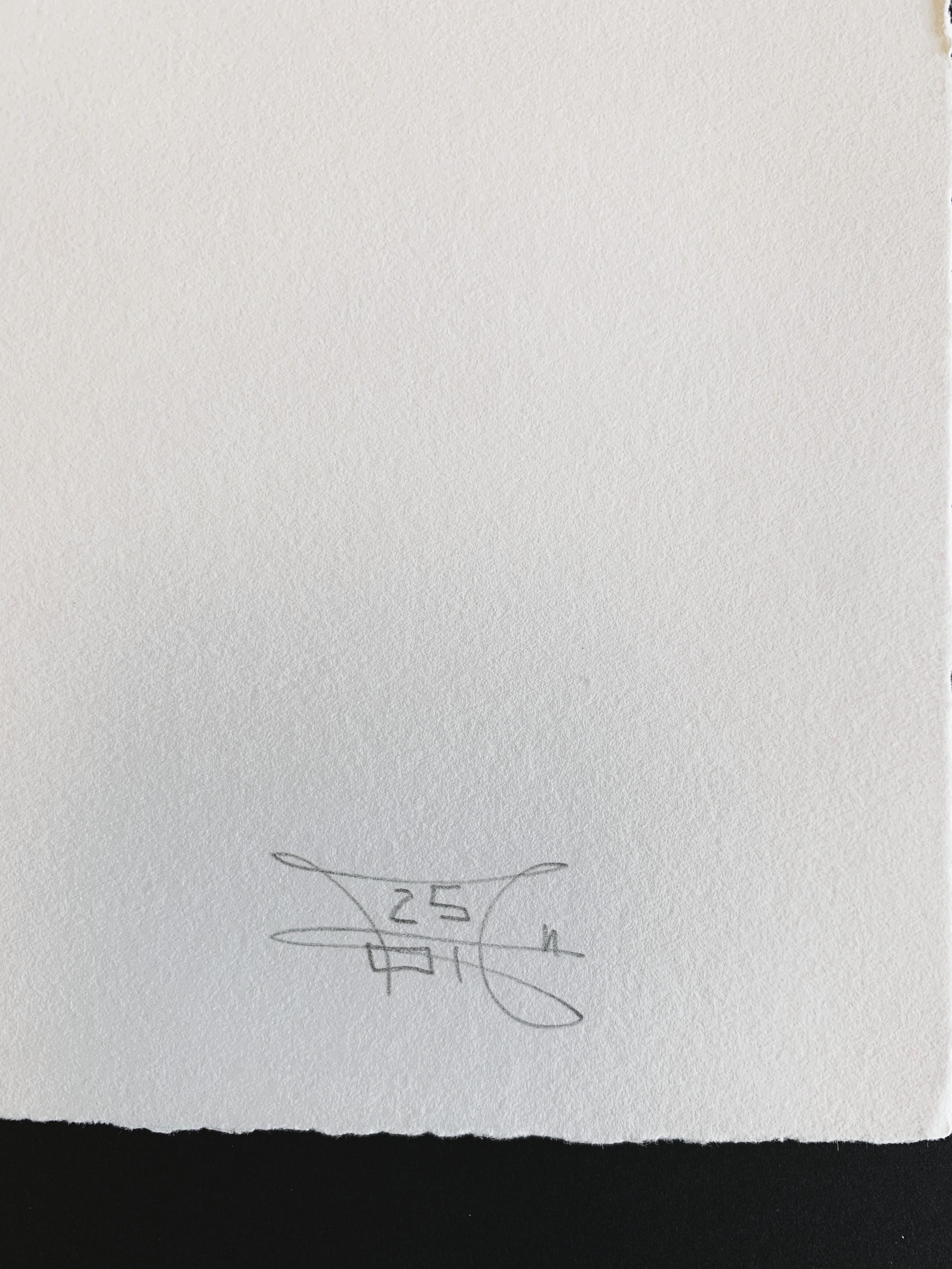 KALIYUGA Gold Screen Print + Black Letter Press Limited Edition Signed, Numbered For Sale 6