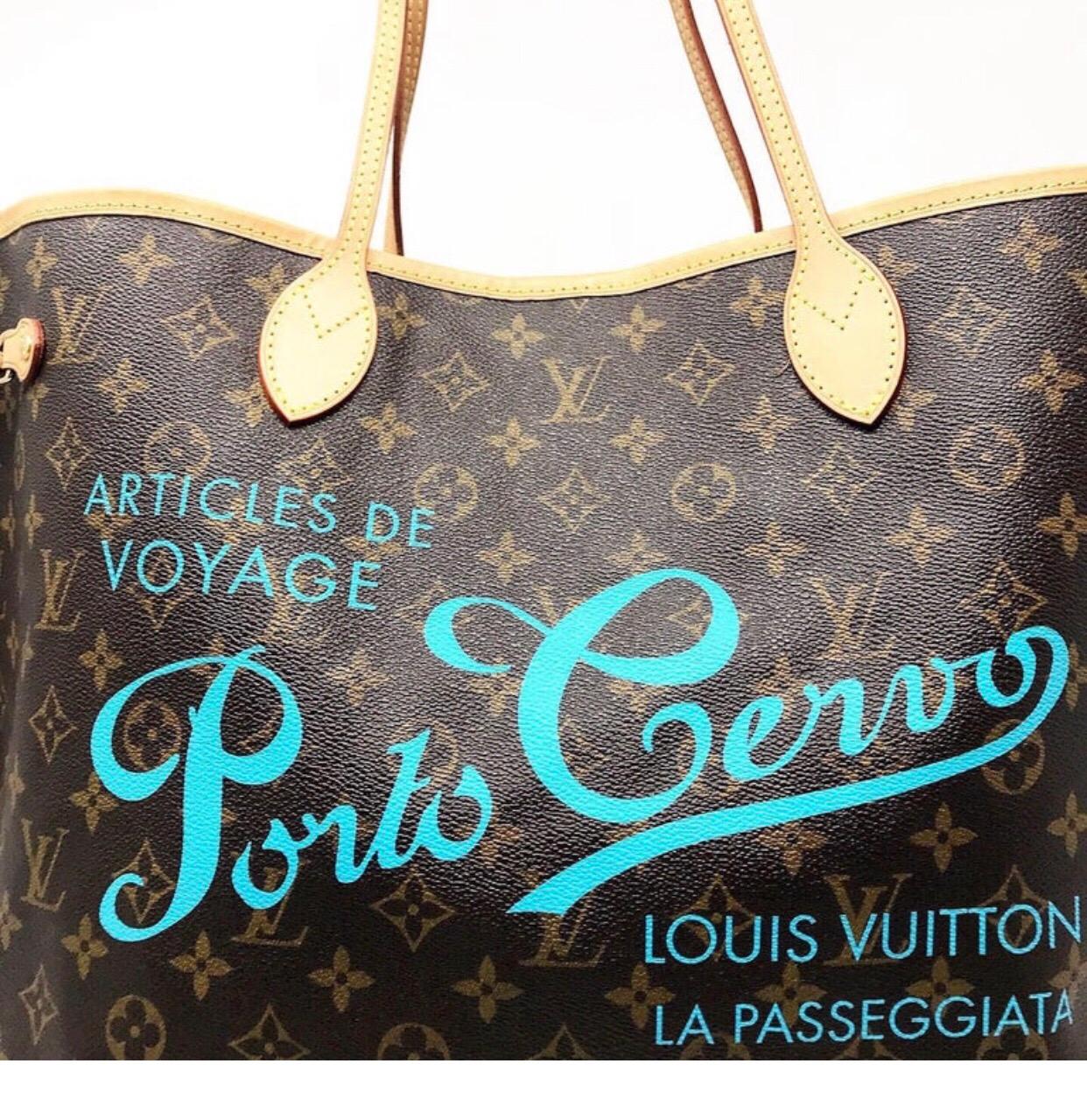 Neverfull limited Edition Bag PORTO CERVO Louis Vuitton at 1stDibs | louis  vuitton porto cervo bag, louis vuitton porto cervo