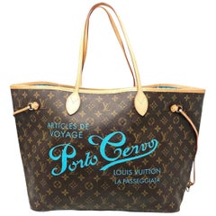 Louis Vuitton Monogram Porto Cervo Trunks Neverfull Pouch - Brown Clutches,  Handbags - LOU690421