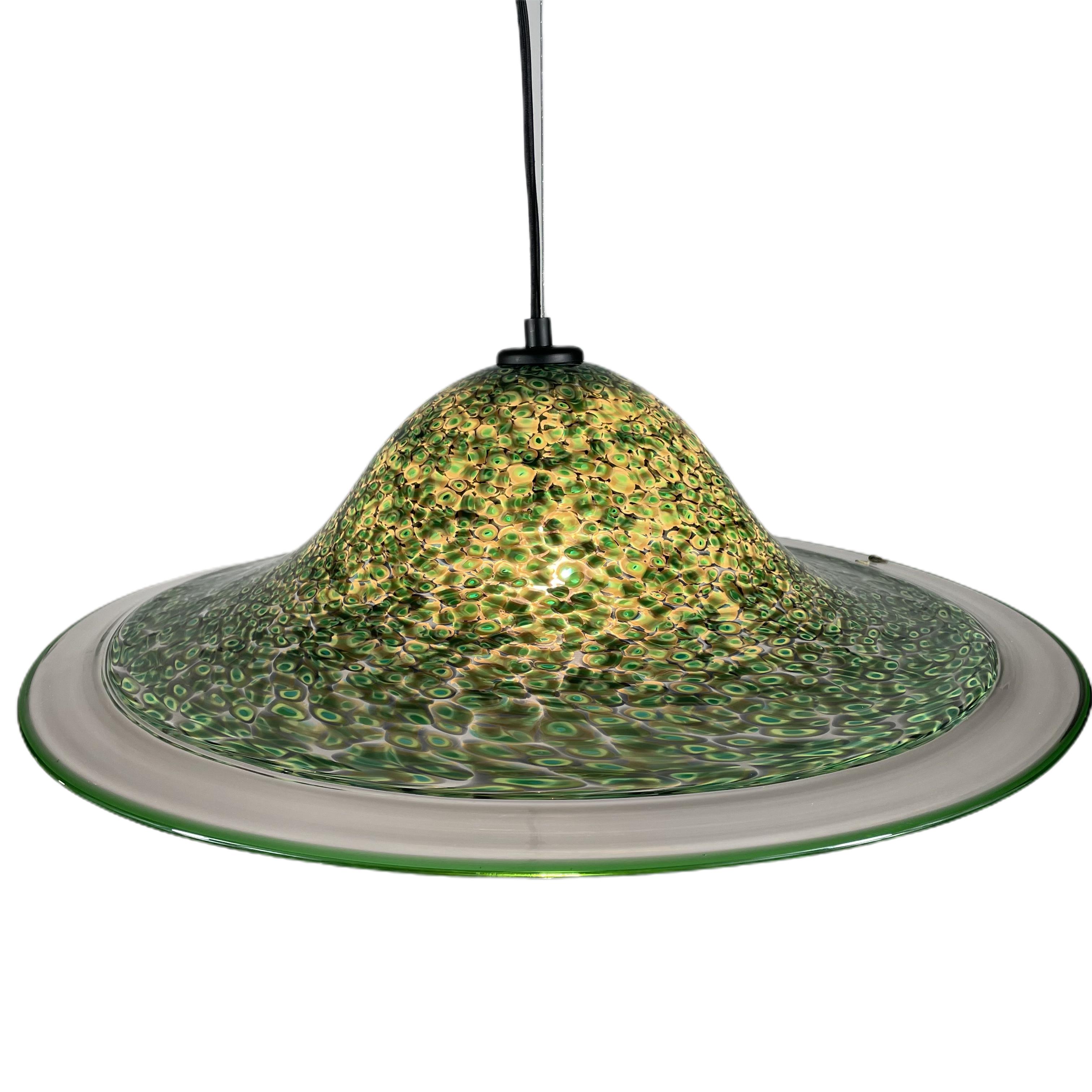 Neverino Green Lamp by Vistosi For Sale 1