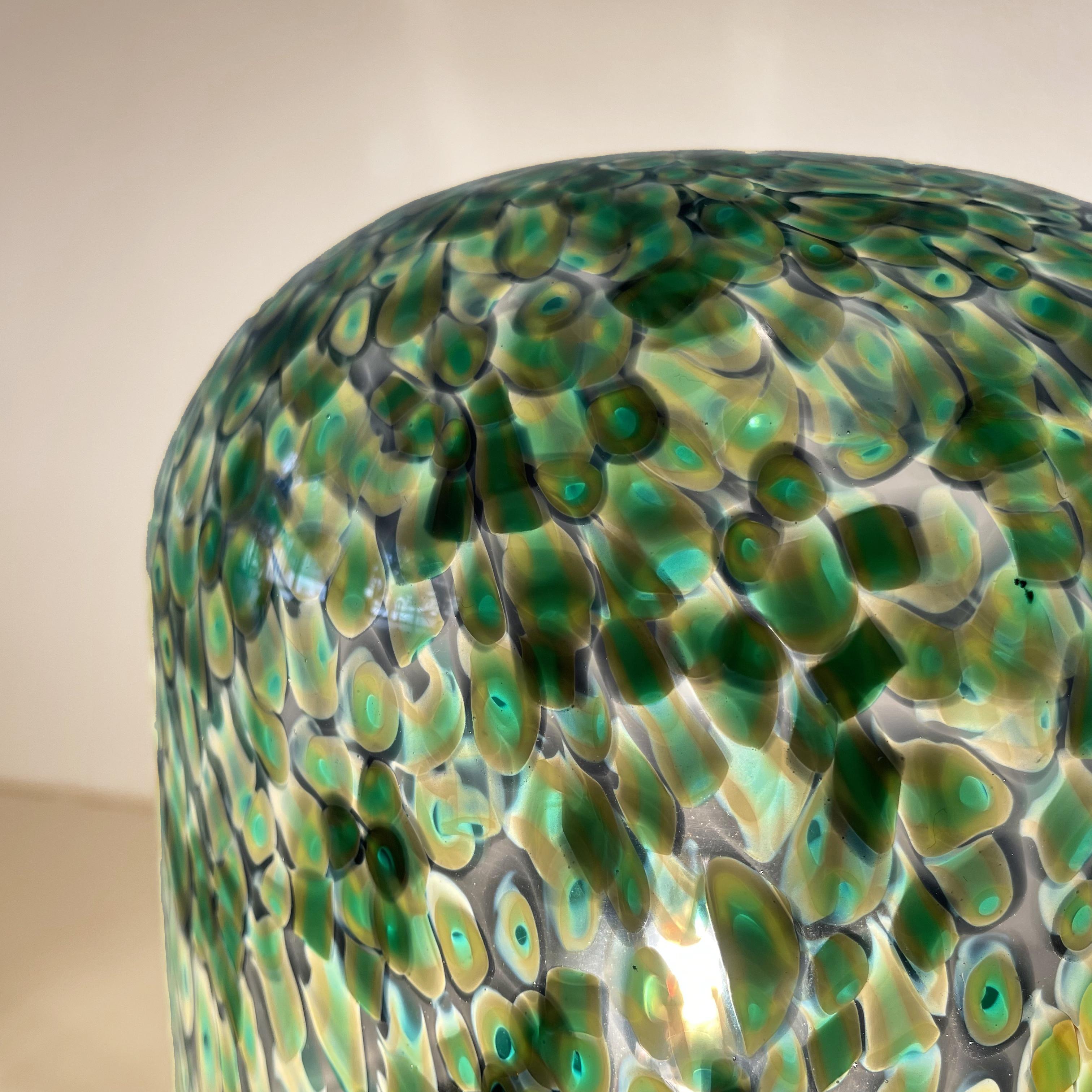 Murano Glass Neverino Table Lamp by Vistosi For Sale