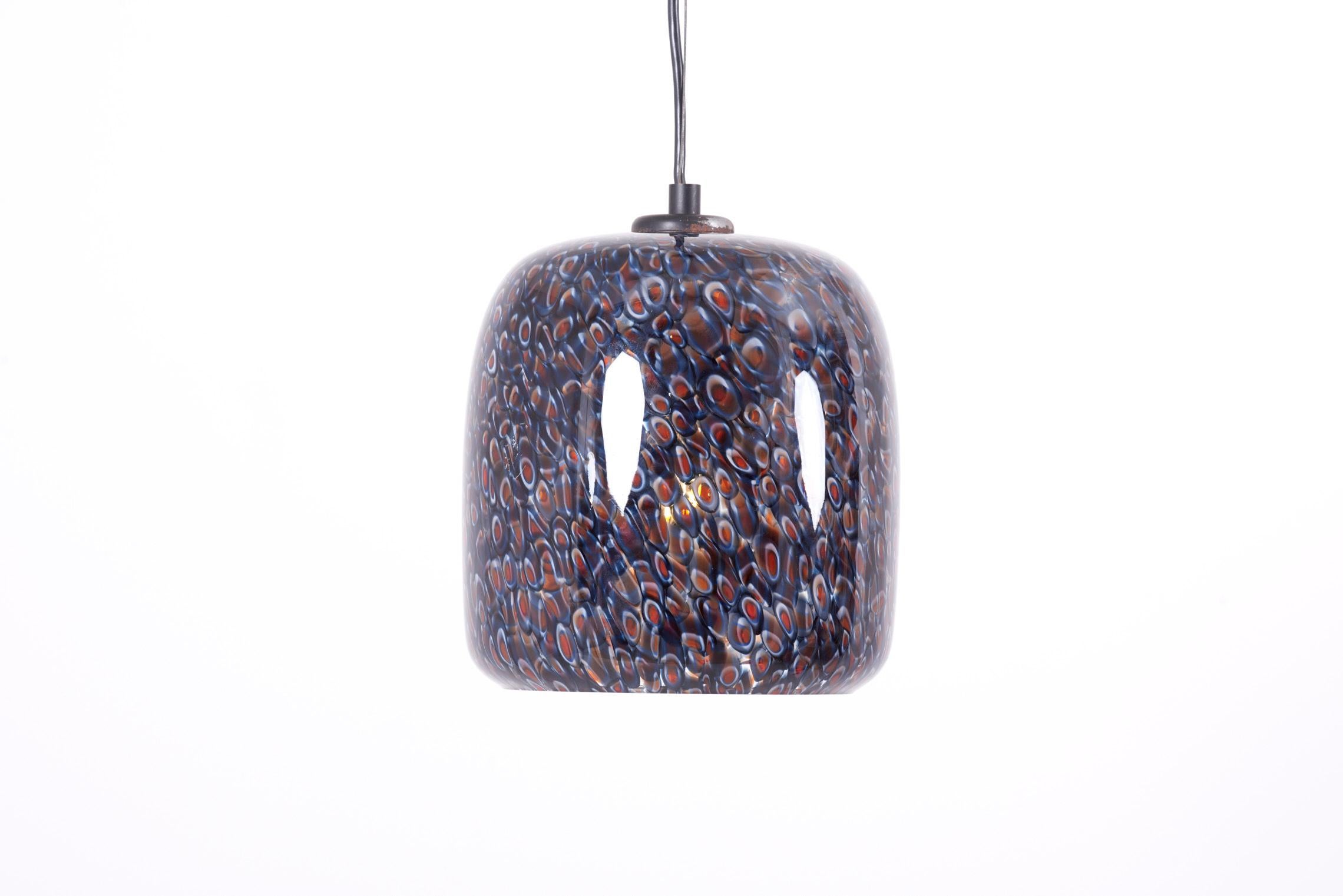 Neverrino Glass Pendant Lamp by Gae Aulenti for Vistosi, Italy, 1970s 1