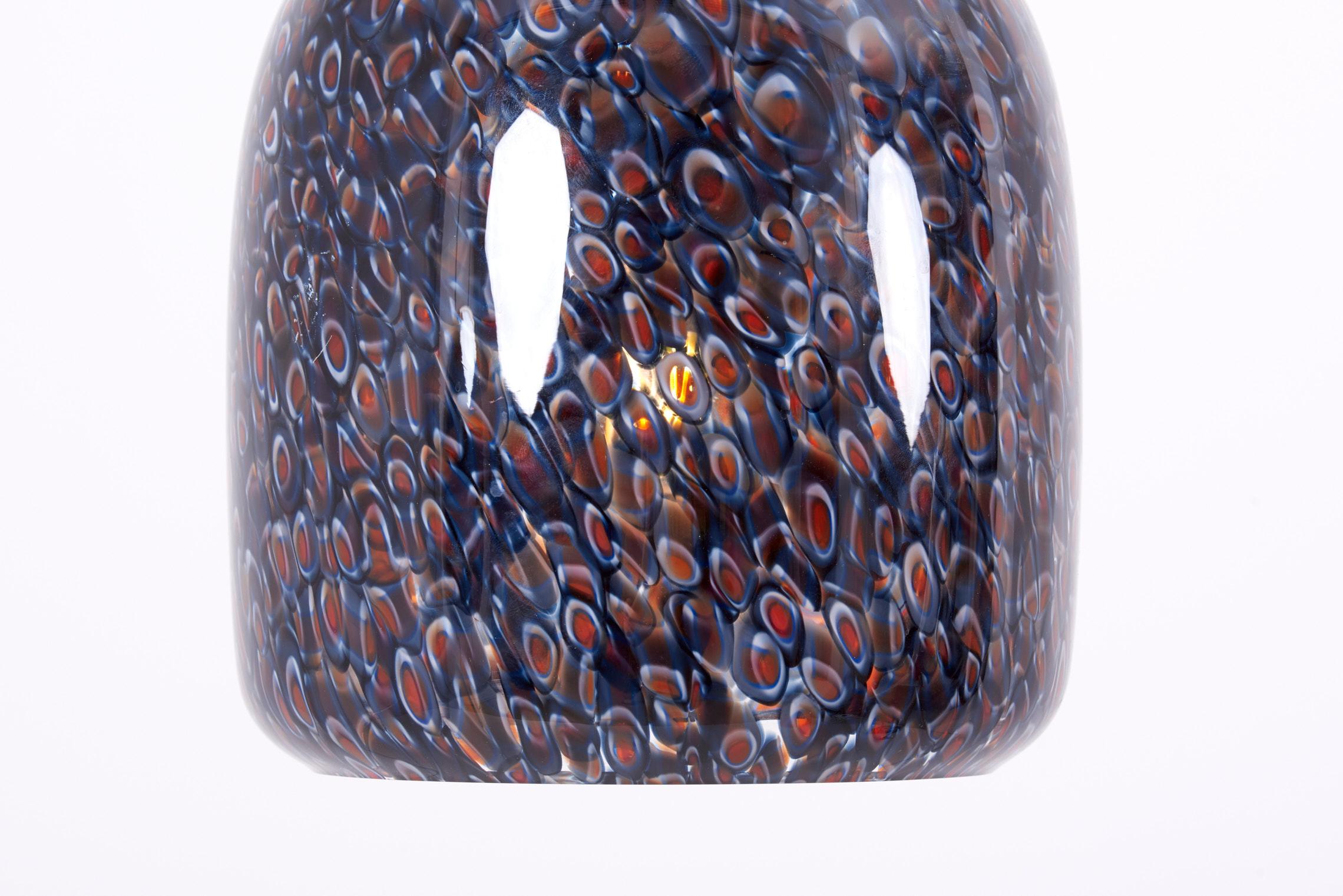 Neverrino Glass Pendant Lamp by Gae Aulenti for Vistosi, Italy, 1970s 2