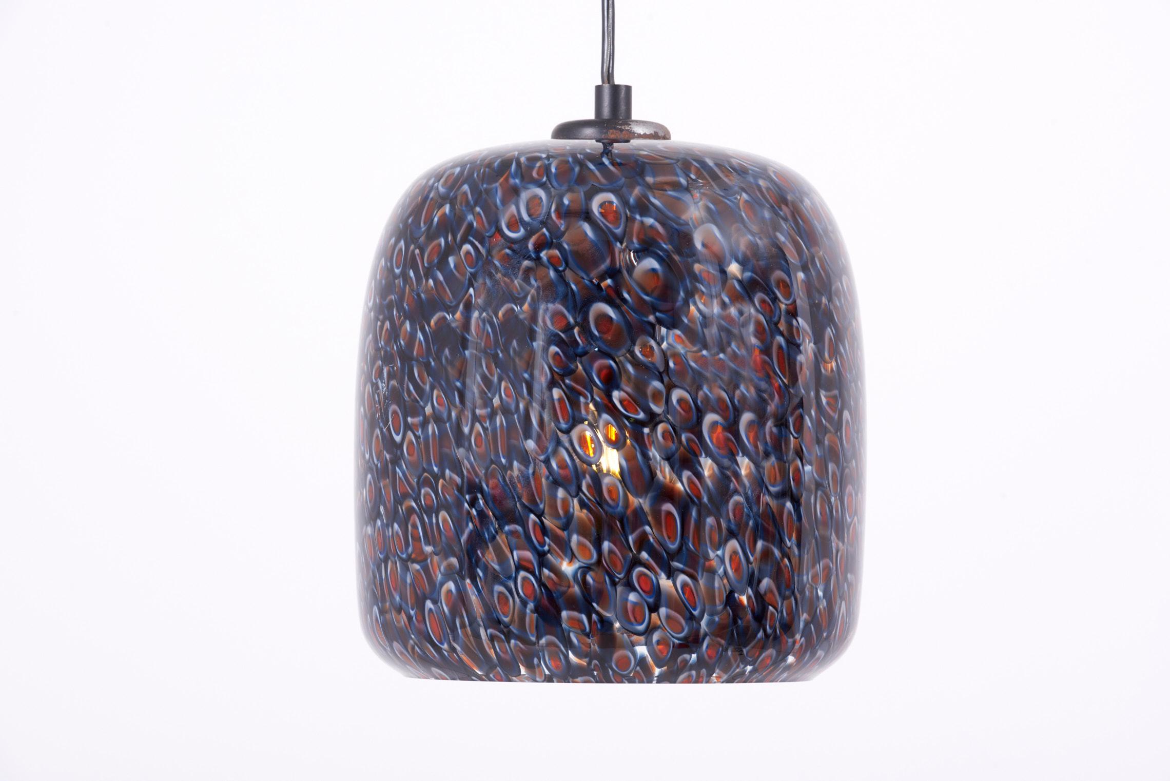 Neverrino Glass Pendant Lamp by Gae Aulenti for Vistosi, Italy, 1970s 3